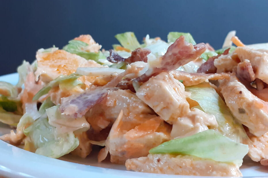JAHZKITCHEN Buffalo Chicken Ranch Salad