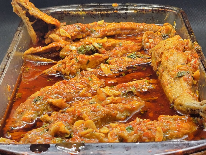 Soaking & Resting Portuguese Mackerel