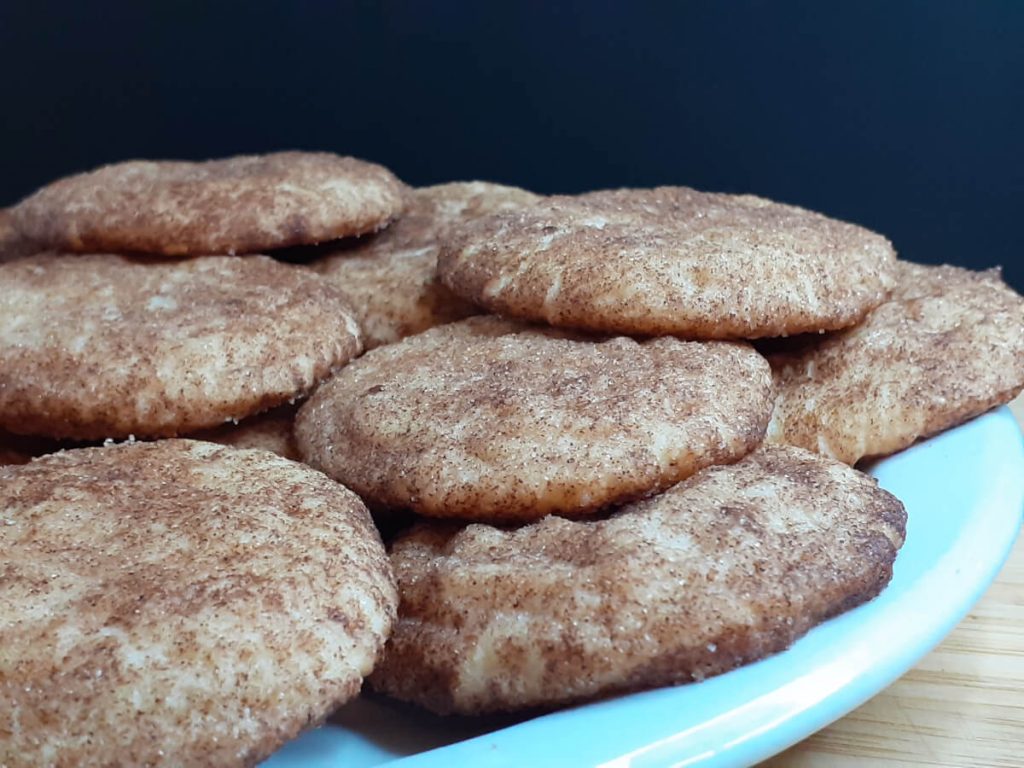 Flat Snickerdoodle Cookies