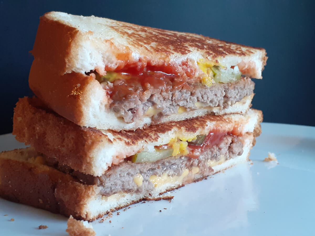 Grilled Cheeseburger Sandwich