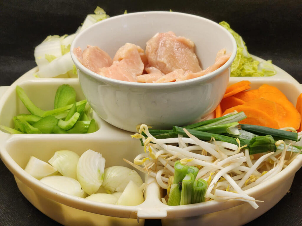 JAHZKITCHEN Chicken Chop Suey Mise en place