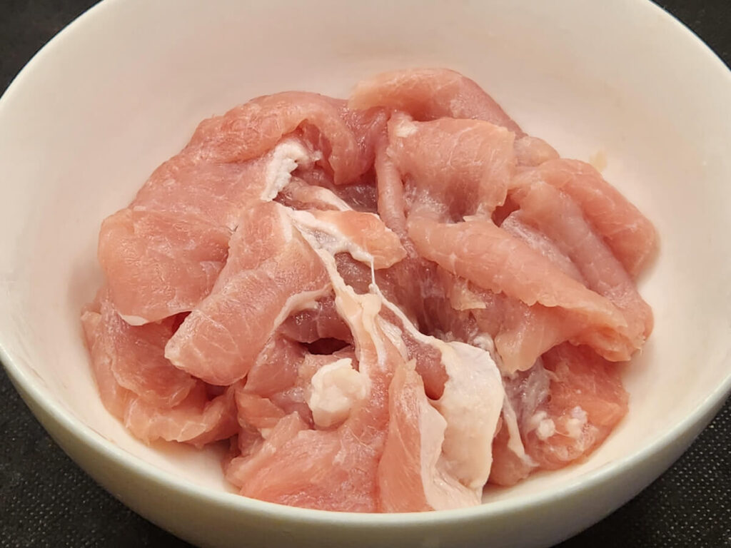 JAHZKITCHEN Velveted Pork for Pork Chop Suey