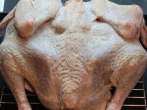 Salt & Pepper Butterflied Turkey Refrigerated Overnight