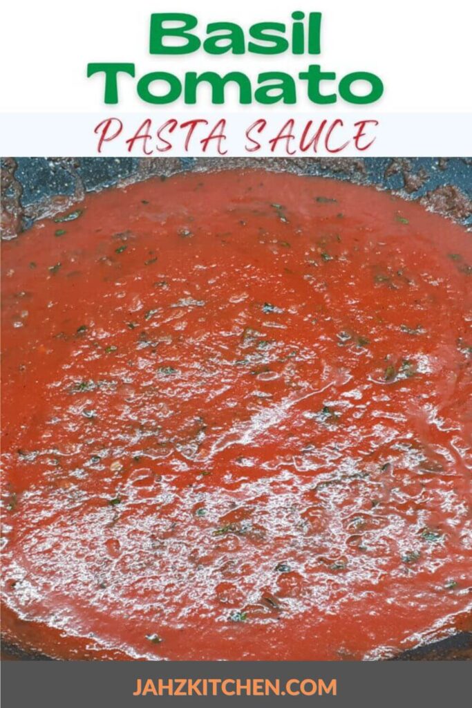 Basil Tomato Sauce Pin