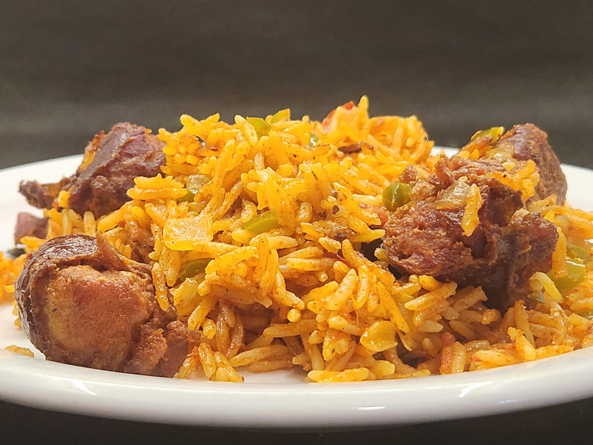 JAHZKITCHEN Plate of Chourico Rice Bake