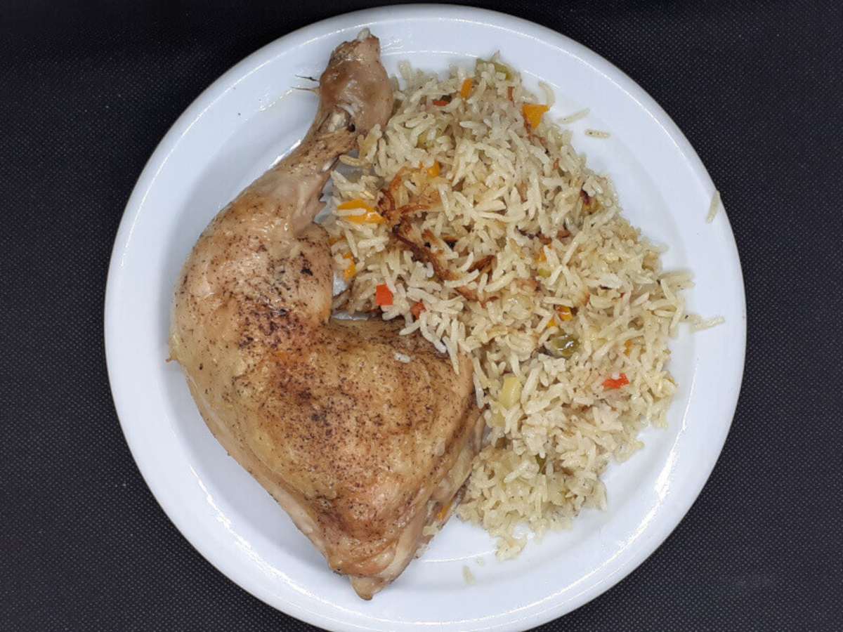 JAHZKITCHEN Plated Salt & Pepper Chicken Rice Bake