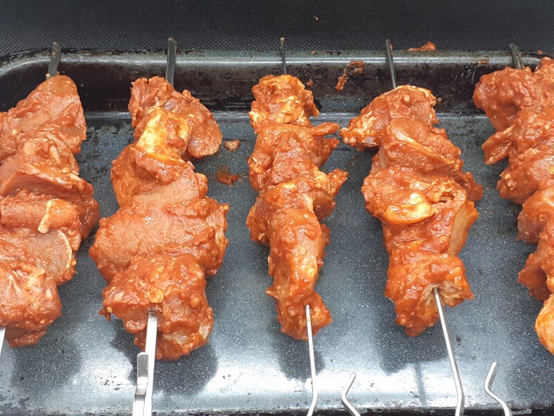 Oven Ready Chourico Kebabs