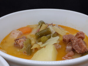 Chourico Ham Soup