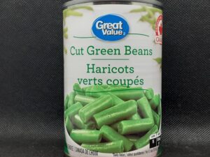 Can of Green Waxed Beans