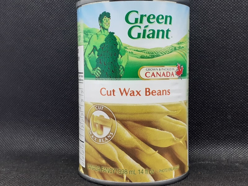 Can of Yellow Waxed Beans