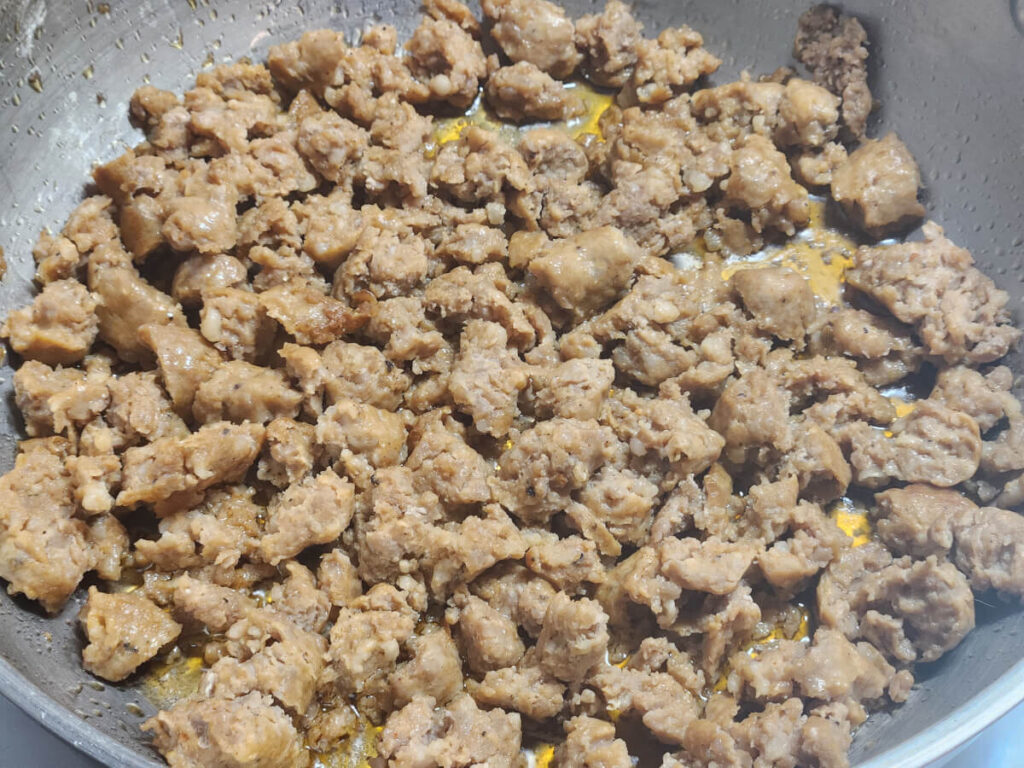 JAHZKITCHEN Chopped Italian Sausage Pizza Topping