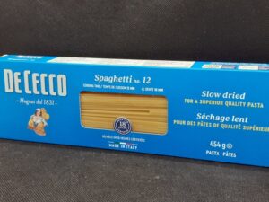 Box of Spaghetti Pasta