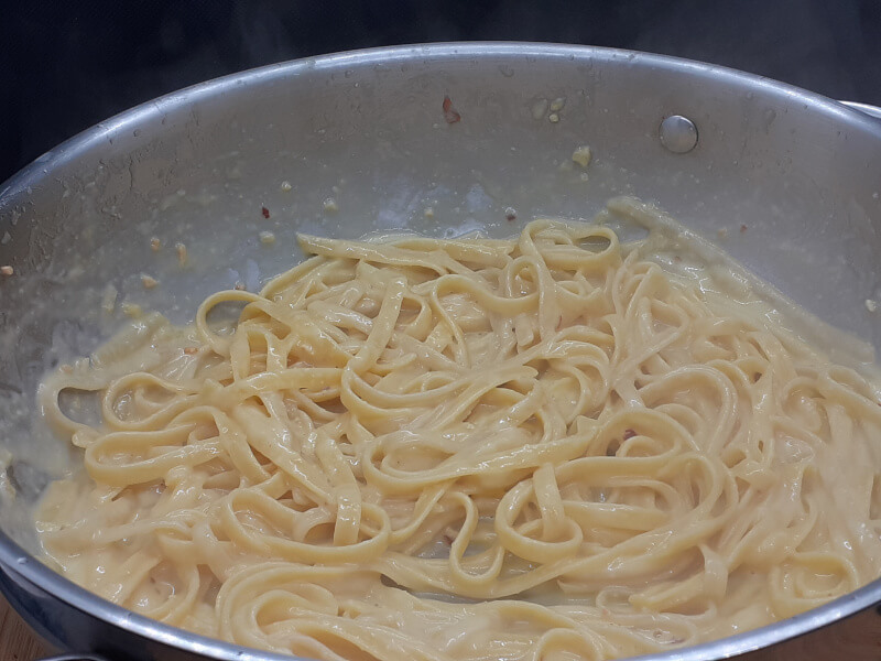Garlic Butter Pasta without Parsley & Black Pepper