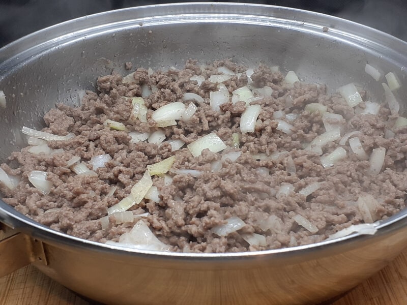 Ground Beef Seasoning and Onions