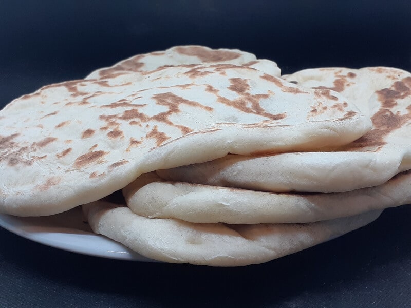 NAAN Bread side view