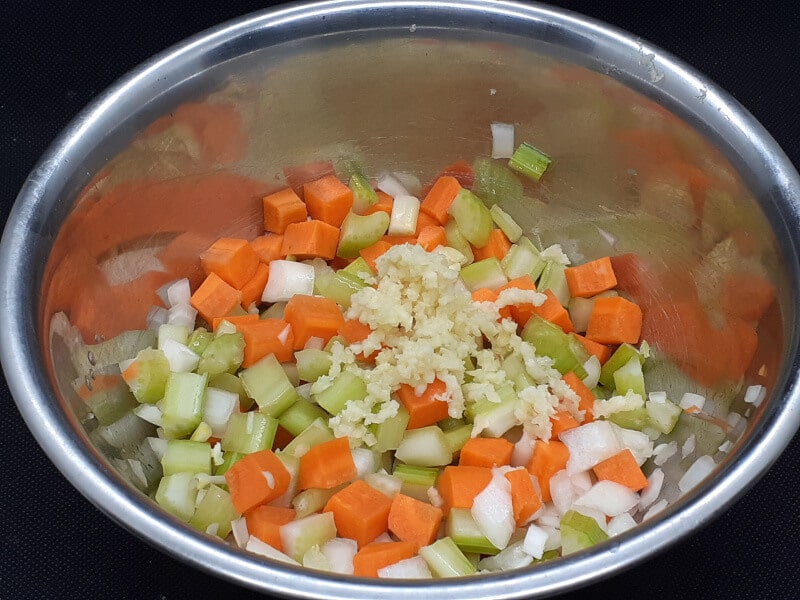 Vegetable Soup MIrepoix