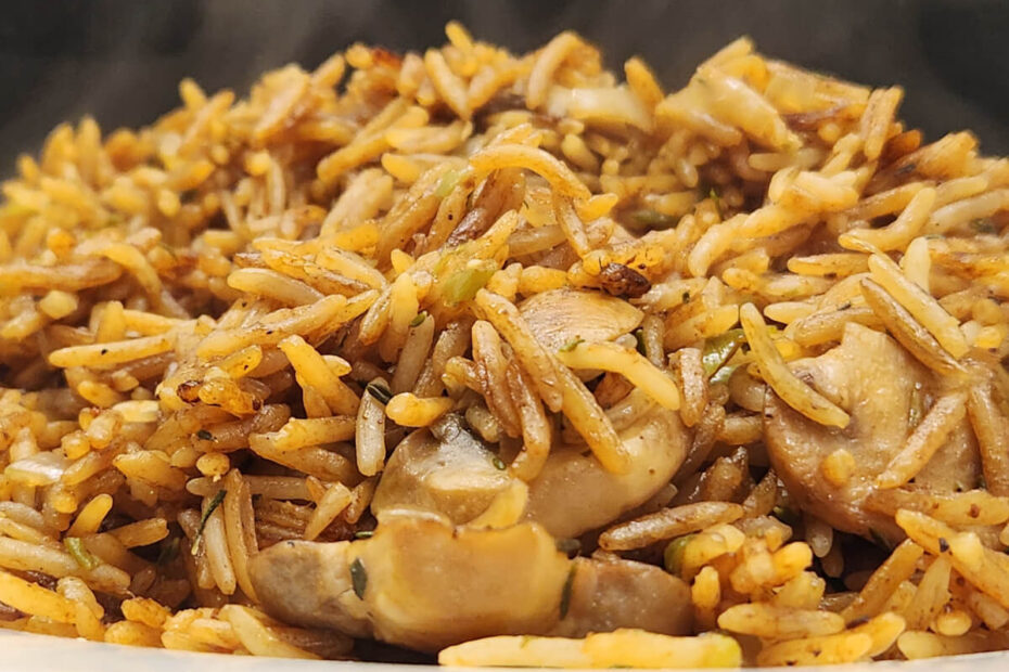 JAHZKITCHEN Mushroom Rice Closeup
