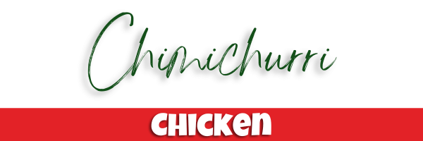 Chimichurri Chicken Header