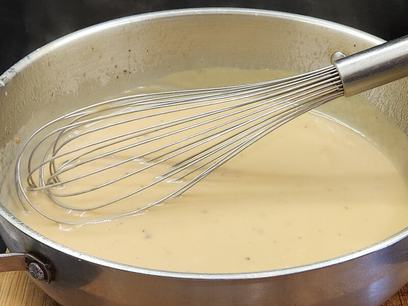 Thickening Cream of Mushroom Gravy