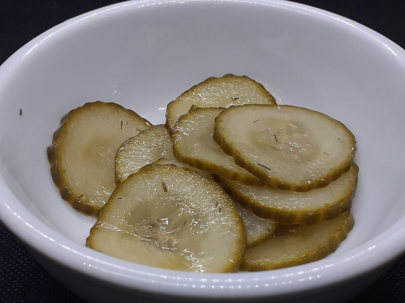 Homemade Pickled Cucumber Slices