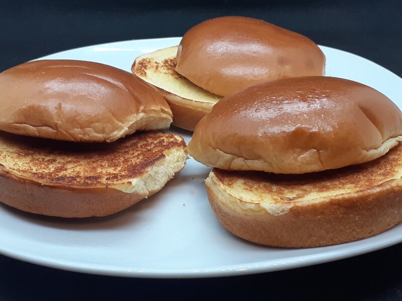 Toasted Brioche Hamburger Buns