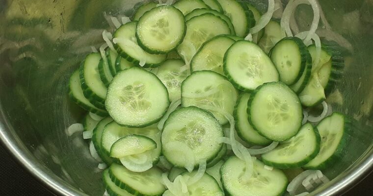 Old Fashioned Cucumber Salad