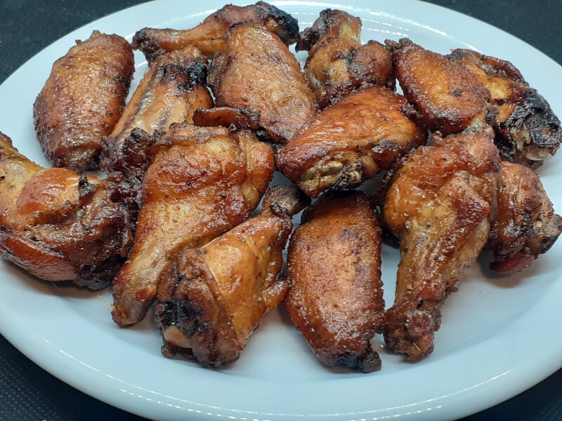 Plate of Rotisserie Wings