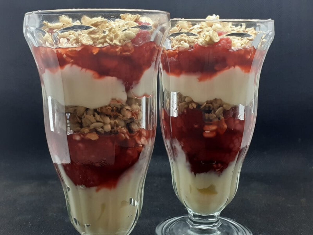 JAHZKITCHEN Fruit Pudding Parfait