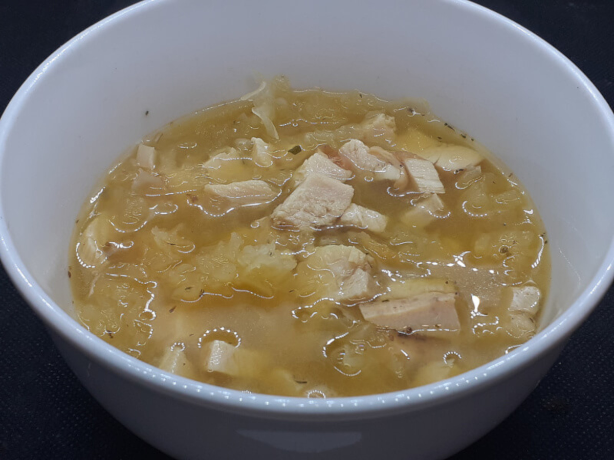 JAHZKITCHEN Chicken Snow Day Soup