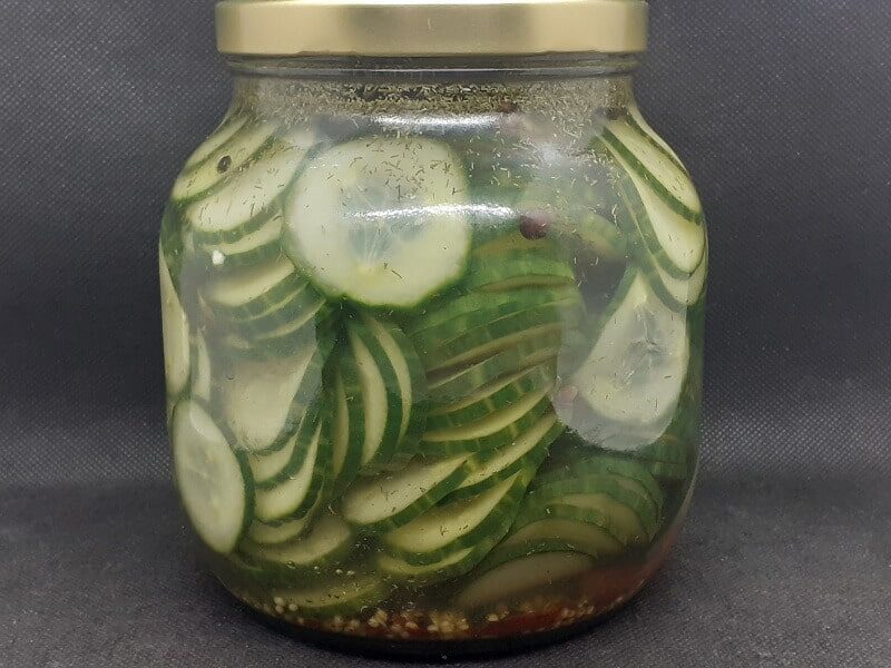 Refrigerator Pickled Cucumbers