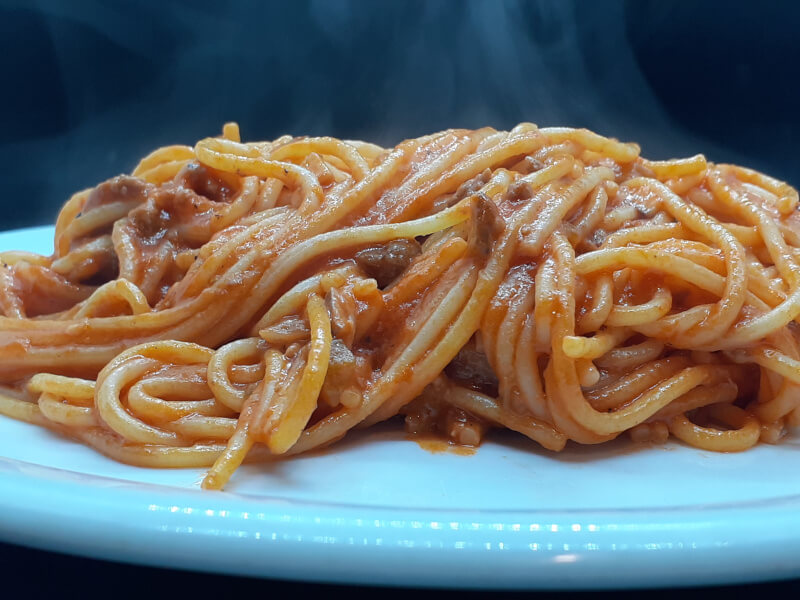 Butter Parmesan Spaghetti Plate