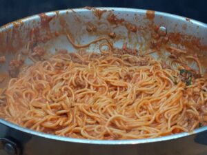 Pan Butter Parmesan Spaghetti