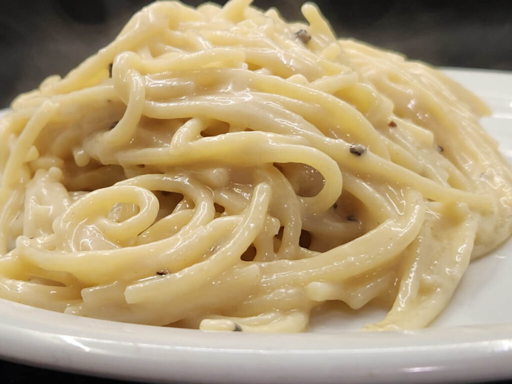 JAHZKITCHEN Cacio e Pepe with Parmigiano