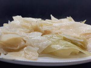 Steamed Cabbage with Butter