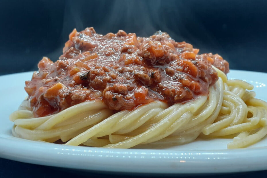 JAHZKITCHEN Butter Parmesan Spaghetti with Sauce on top