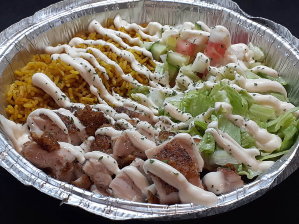 JAHZKITCHEN Seven Spice Chicken Thigh Rice Bowl