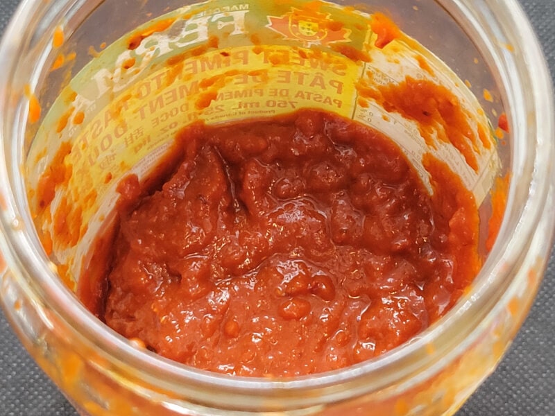 Onion, Garlic, Tomato, Soaked Guajillo Peppers Enchilada Paste
