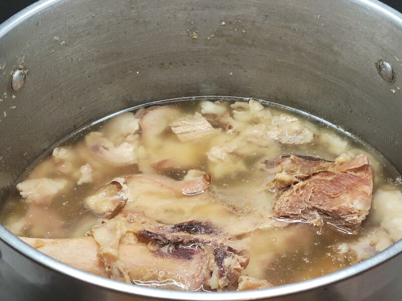 Ham Bone Broth Reduced about Half