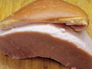 Section of Ham with Fat Cap trimmed off