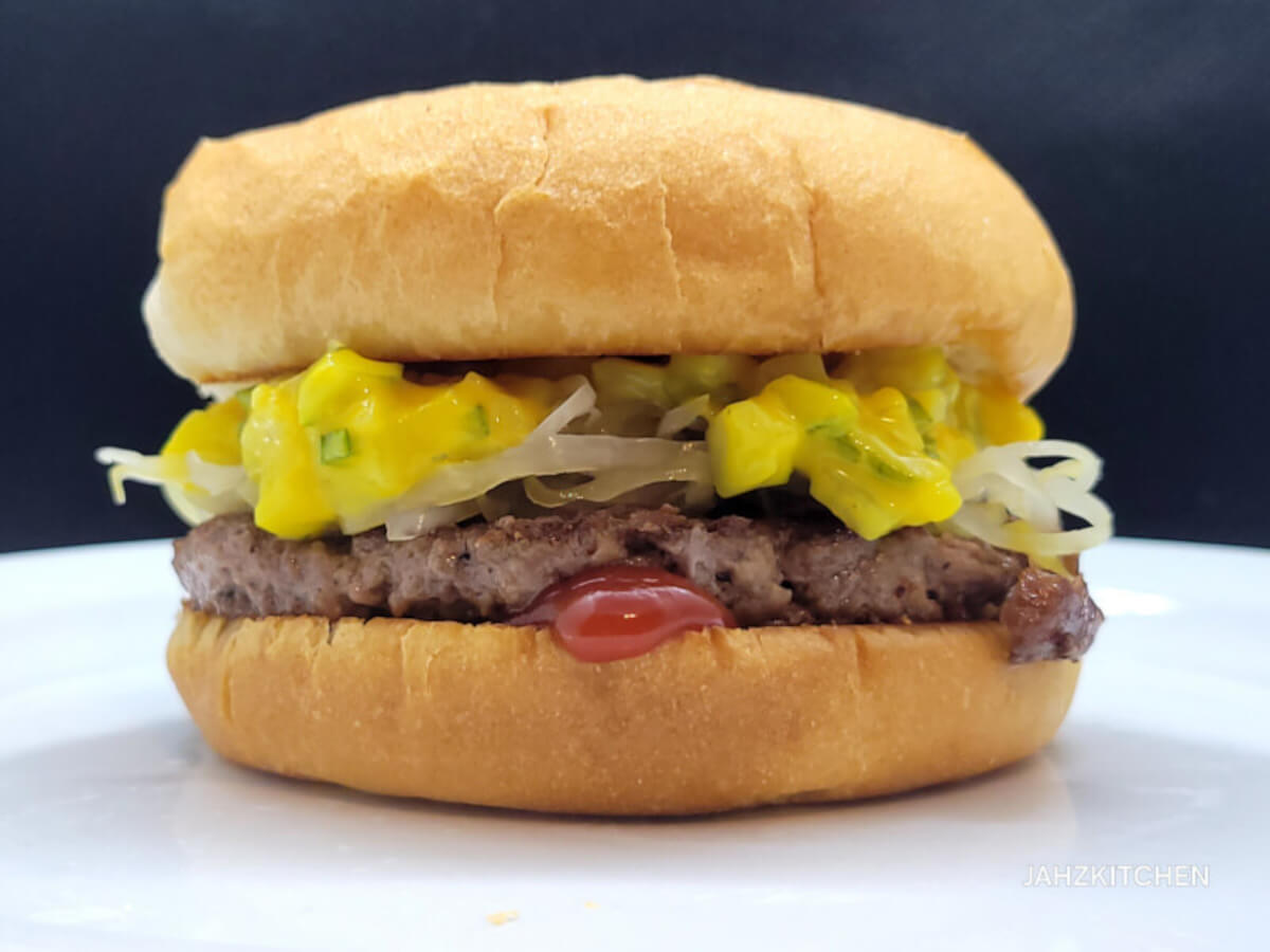 JAHZKITCHEN Sauerkraut Burger