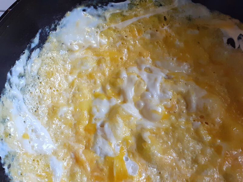 Thin Fried Eggs