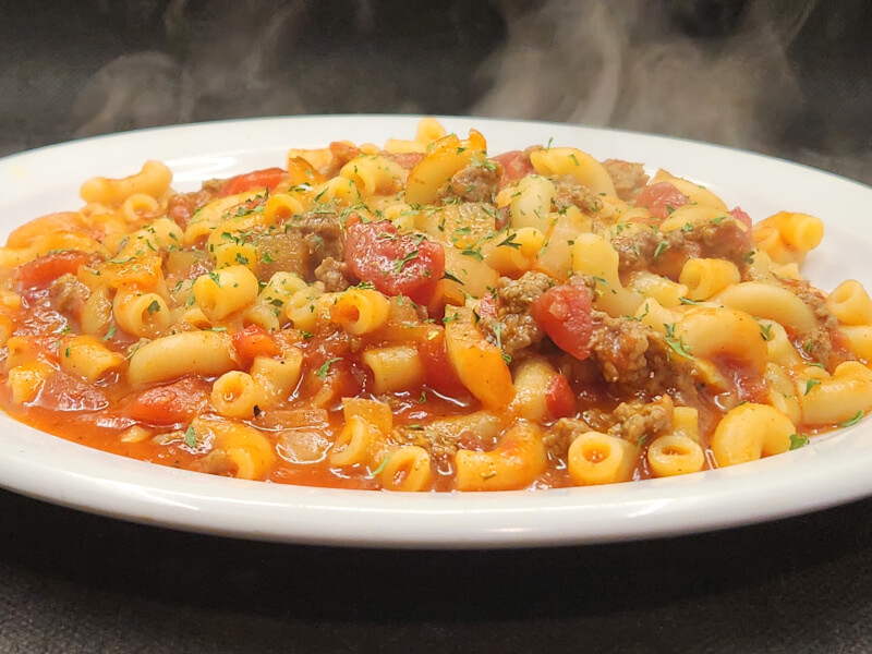 300g plate of Canadian Goulash