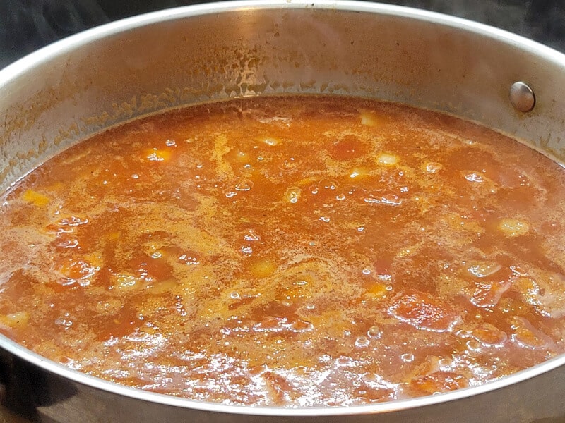Simmering Canadian Goulash