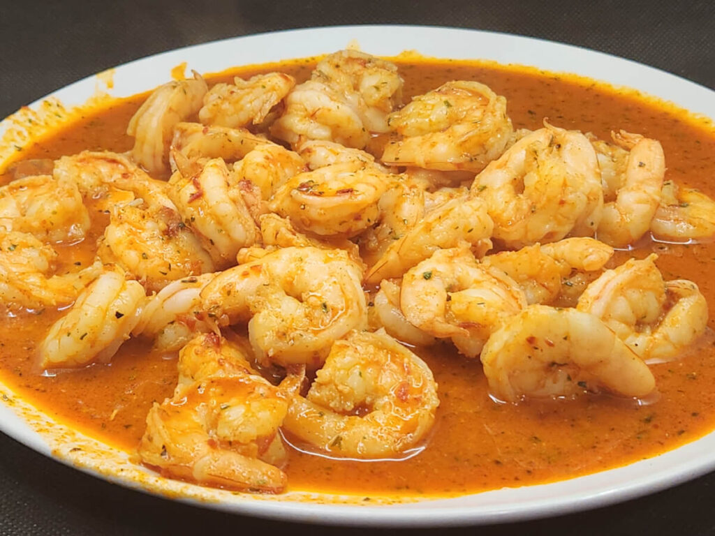 JAHZKITCHEN Lemon Garlic Butter Shrimp Portuguese Style