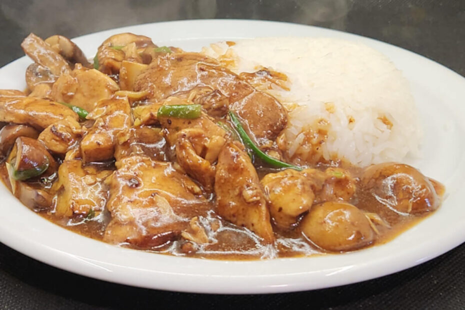 JAHZKITCHEN Moo Goo Gai Pan and Steamed Rice