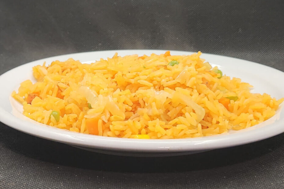 JAHZKITCHEN Plate of Adobo Sazon Rice