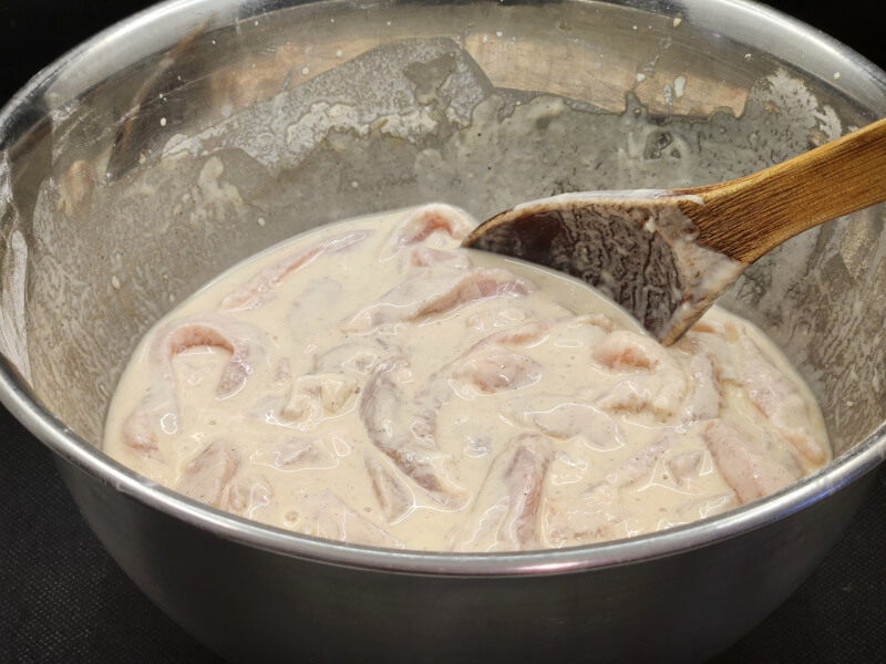 Julienne Pork in Ginger Beef Batter
