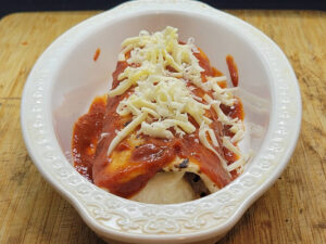 JAHZKITCHEN Single Serve uncooked Enchilada