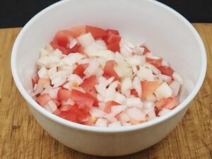 Diced Onions & Tomatoes