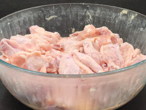 JAHZKITCHEN Marinating Chicken Wings for Breading